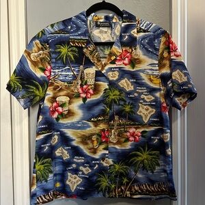 Blue Hawaiian Shirt